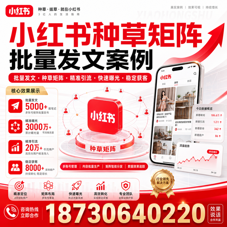 阜阳小红书种草矩阵批量发文案例
